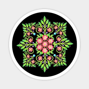 Folkloric Floral Magnet